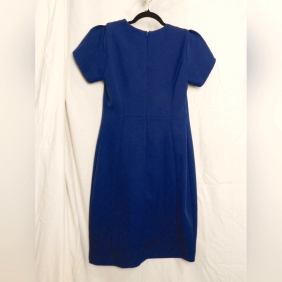 NWT Tulip Sleeve Sheath Dress Size 2 in Galaxy Color by Liverpool Los Angeles - Picture 5 of 8